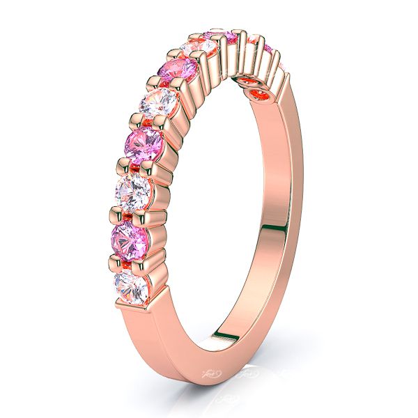 Rose Diamond and Pink Sapphire