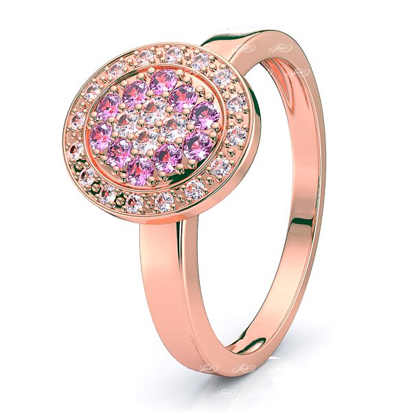 Rose Diamond and Pink Sapphire