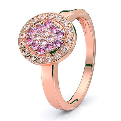 Rose Diamond and Pink Sapphire