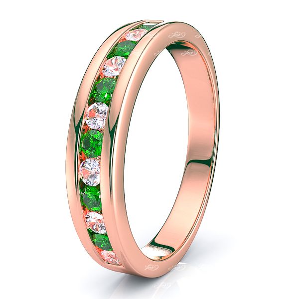 Rose Diamond and Emerald