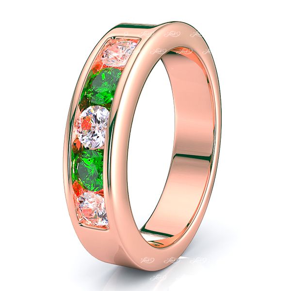 Rose Diamond and Emerald