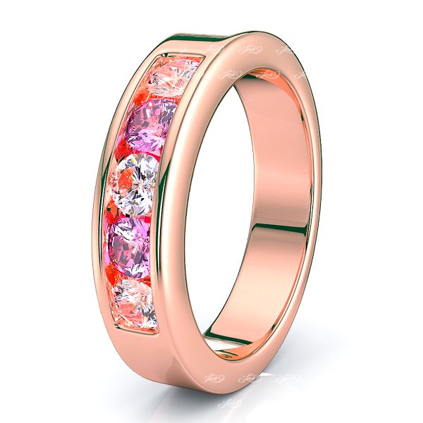 Rose Diamond and Pink Sapphire