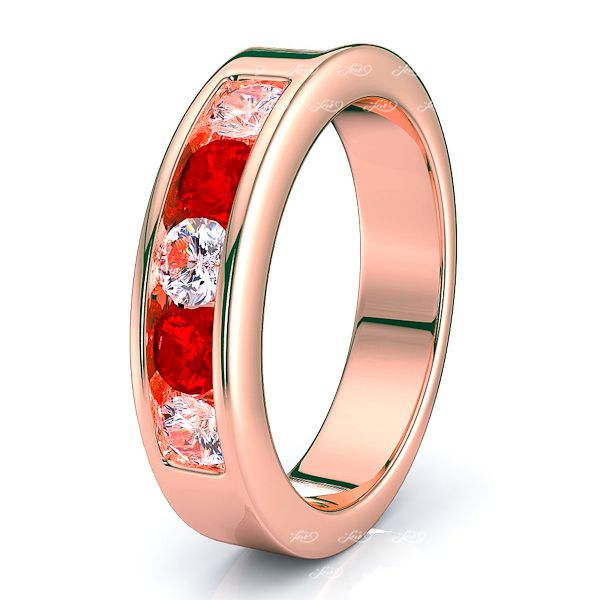 Rose Diamond and Ruby