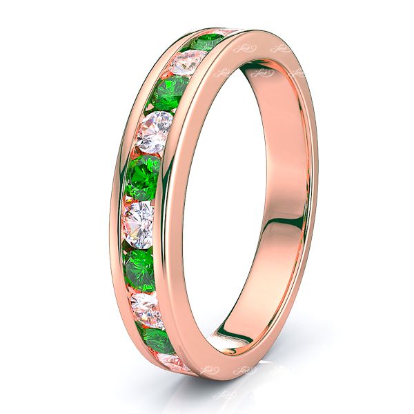 Rose Diamond and Emerald