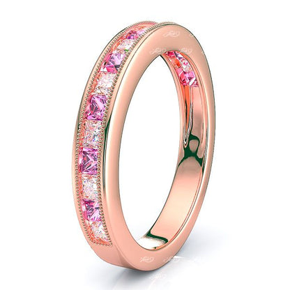 Rose Diamond and Pink Sapphire