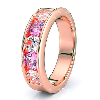 Rose Diamond and Pink Sapphire