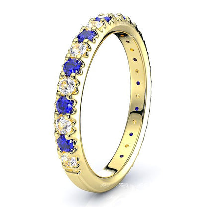 Yellow Diamond and Blue Sapphire