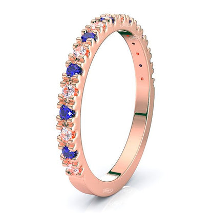 Rose Diamond and Blue Sapphire