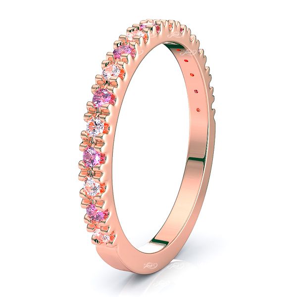 Rose Diamond and Pink Sapphire
