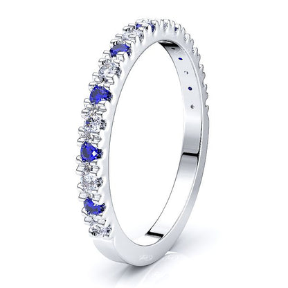 White Diamond and Blue Sapphire