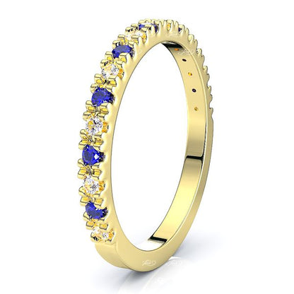 Yellow Diamond and Blue Sapphire