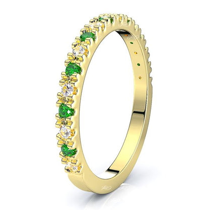 Yellow Diamond and Emerald