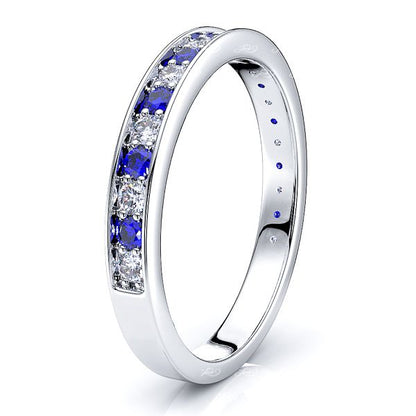 White Diamond and Blue Sapphire