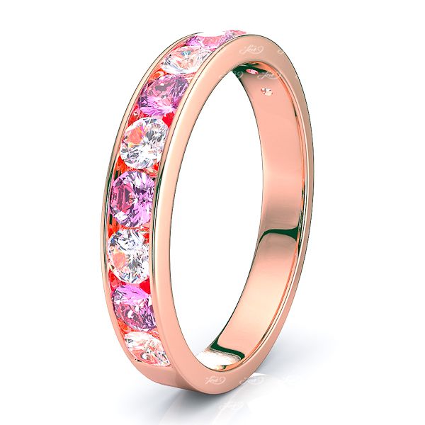Rose Diamond and Pink Sapphire