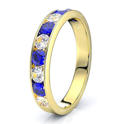 Yellow Diamond and Blue Sapphire