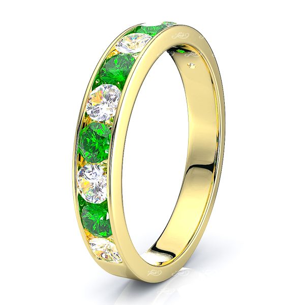 Yellow Diamond and Emerald