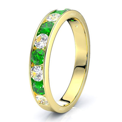 Yellow Diamond and Emerald