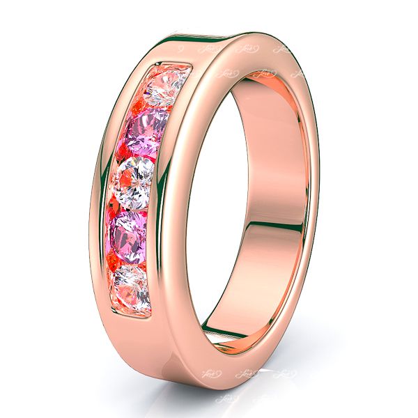 Rose Diamond and Pink Sapphire