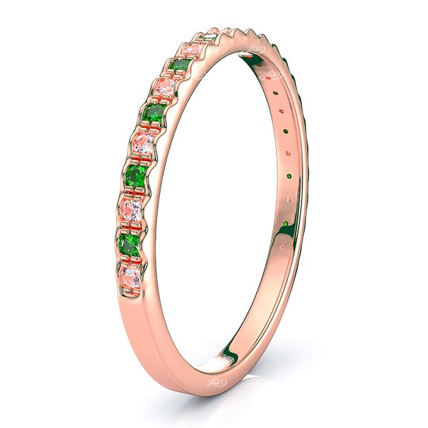 Rose Diamond and Emerald