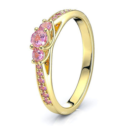 Yellow Pink Sapphire