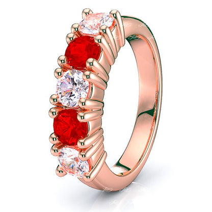 Rose Diamond and Ruby