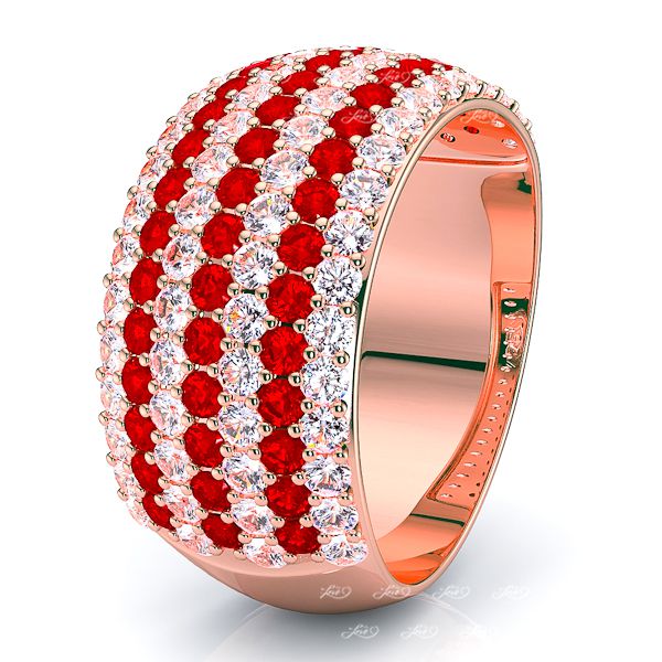 Rose Diamond and Ruby