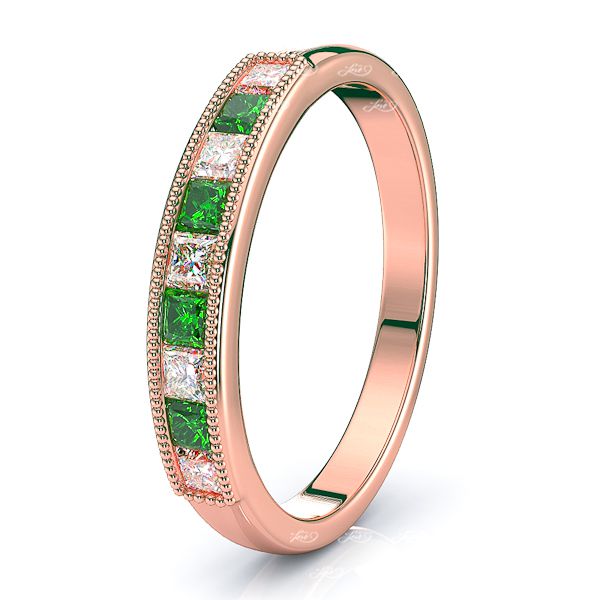 Rose Diamond and Emerald