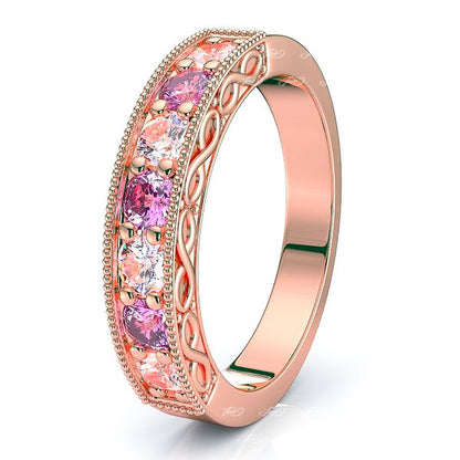 Rose Diamond and Pink Sapphire