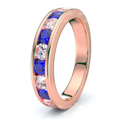 Rose Diamond and Blue Sapphire