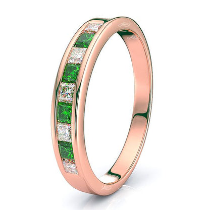 Rose Diamond and Emerald