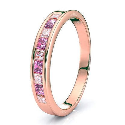 Rose Diamond and Pink Sapphire