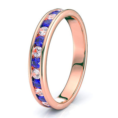 Rose Diamond and Blue Sapphire