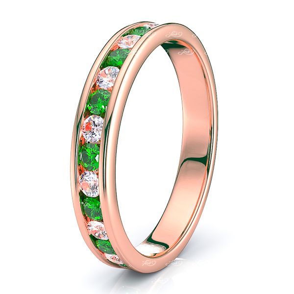 Rose Diamond and Emerald