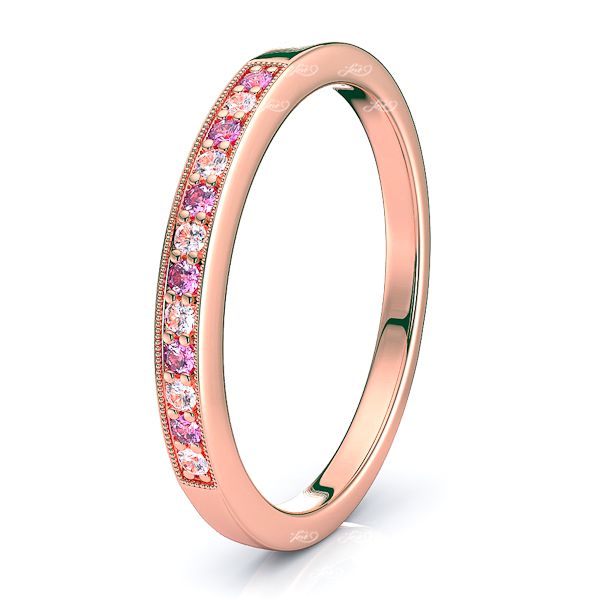 Rose Diamond and Pink Sapphire