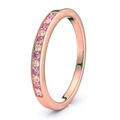 Rose Diamond and Pink Sapphire