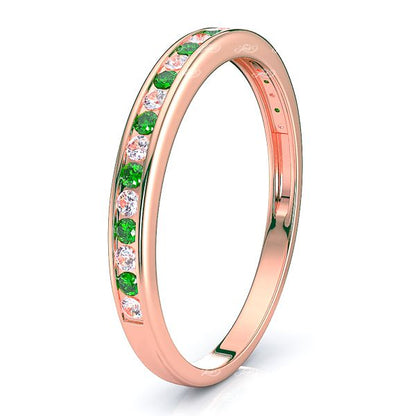 Rose Diamond and Emerald