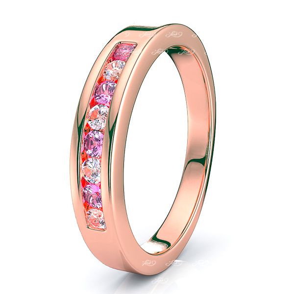 Rose Diamond and Pink Sapphire