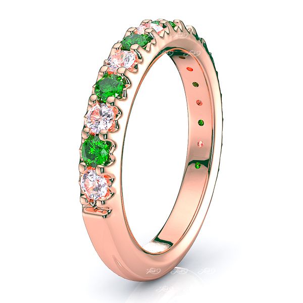 Rose Diamond and Emerald