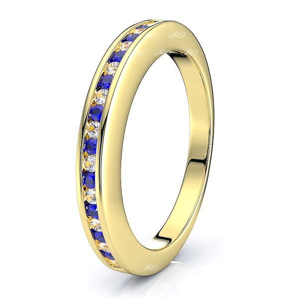 Yellow Diamond and Blue Sapphire