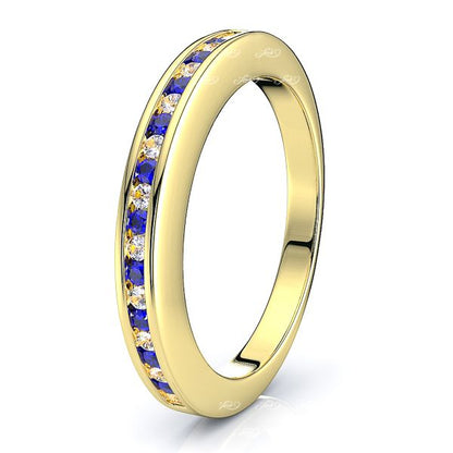 Yellow Diamond and Blue Sapphire