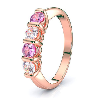 Rose Diamond and Pink Sapphire