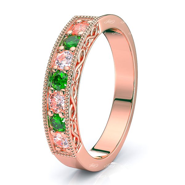 Rose Diamond and Emerald