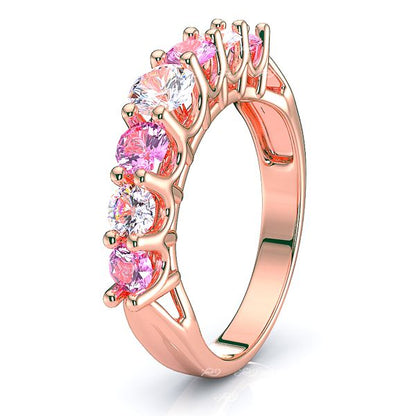 Rose Diamond and Pink Sapphire