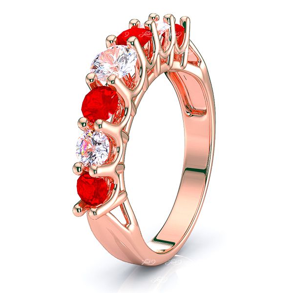 Rose Diamond and Ruby