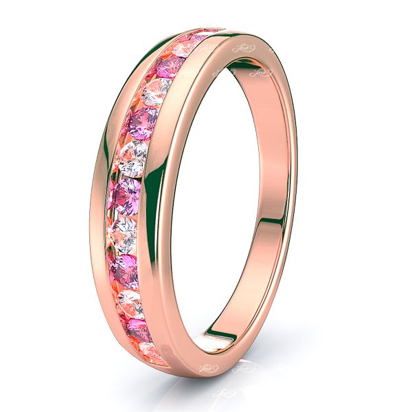 Rose Diamond and Pink Sapphire