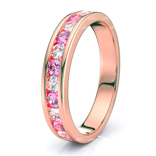Rose Diamond and Pink Sapphire