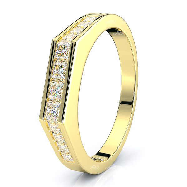 Jacquette Princess Cut Women Anniversary Wedding Ring
