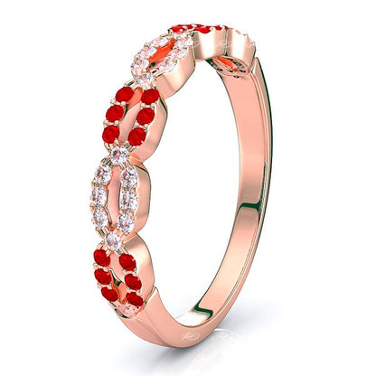 Rose Diamond and Ruby