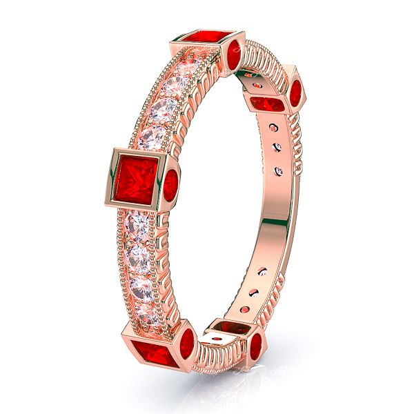 Rose Diamond and Ruby