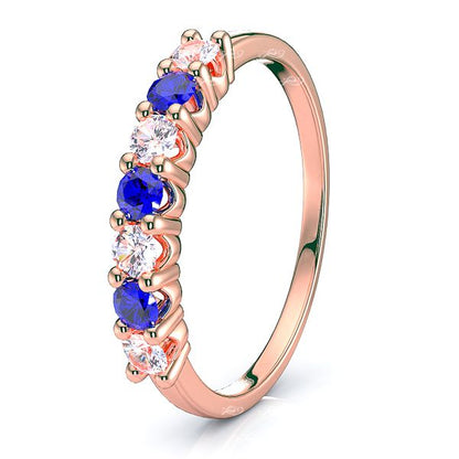 Rose Diamond and Blue Sapphire